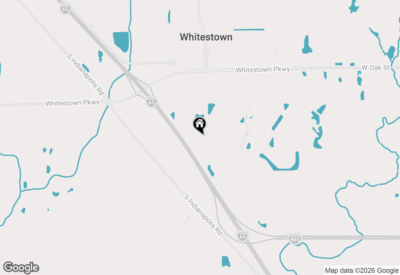 Map of 6682 Amherst Way, Zionsville, IN 46077