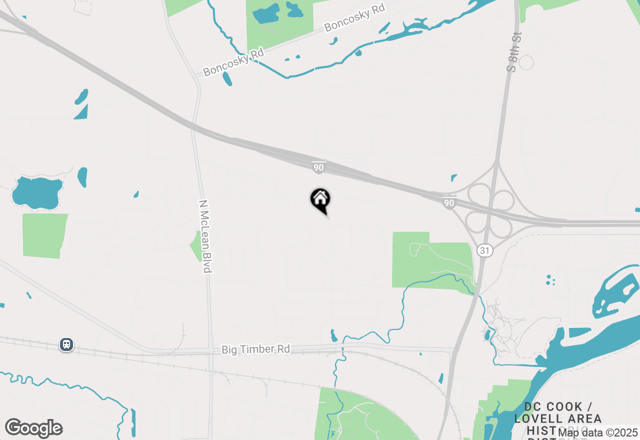 Map of 1020 Forest Dr., Elgin, IL 60123