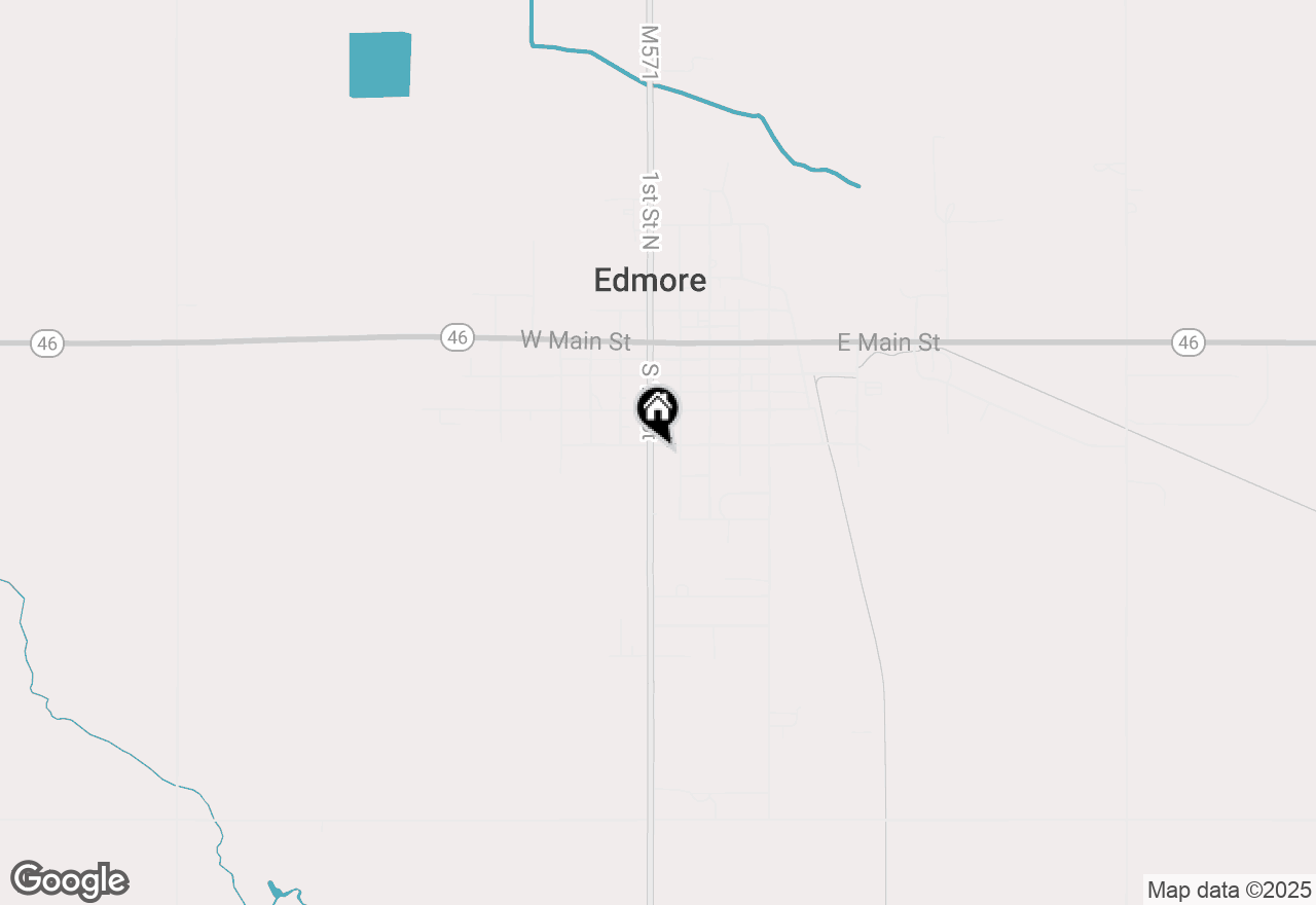 Map of 405 S 1st Street, Edmore, MI 48829