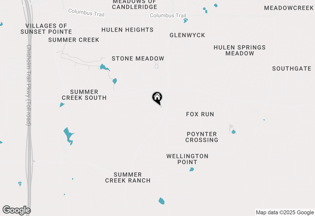 Map of 4416 Bloomfield Court, Fort Worth, TX 76123