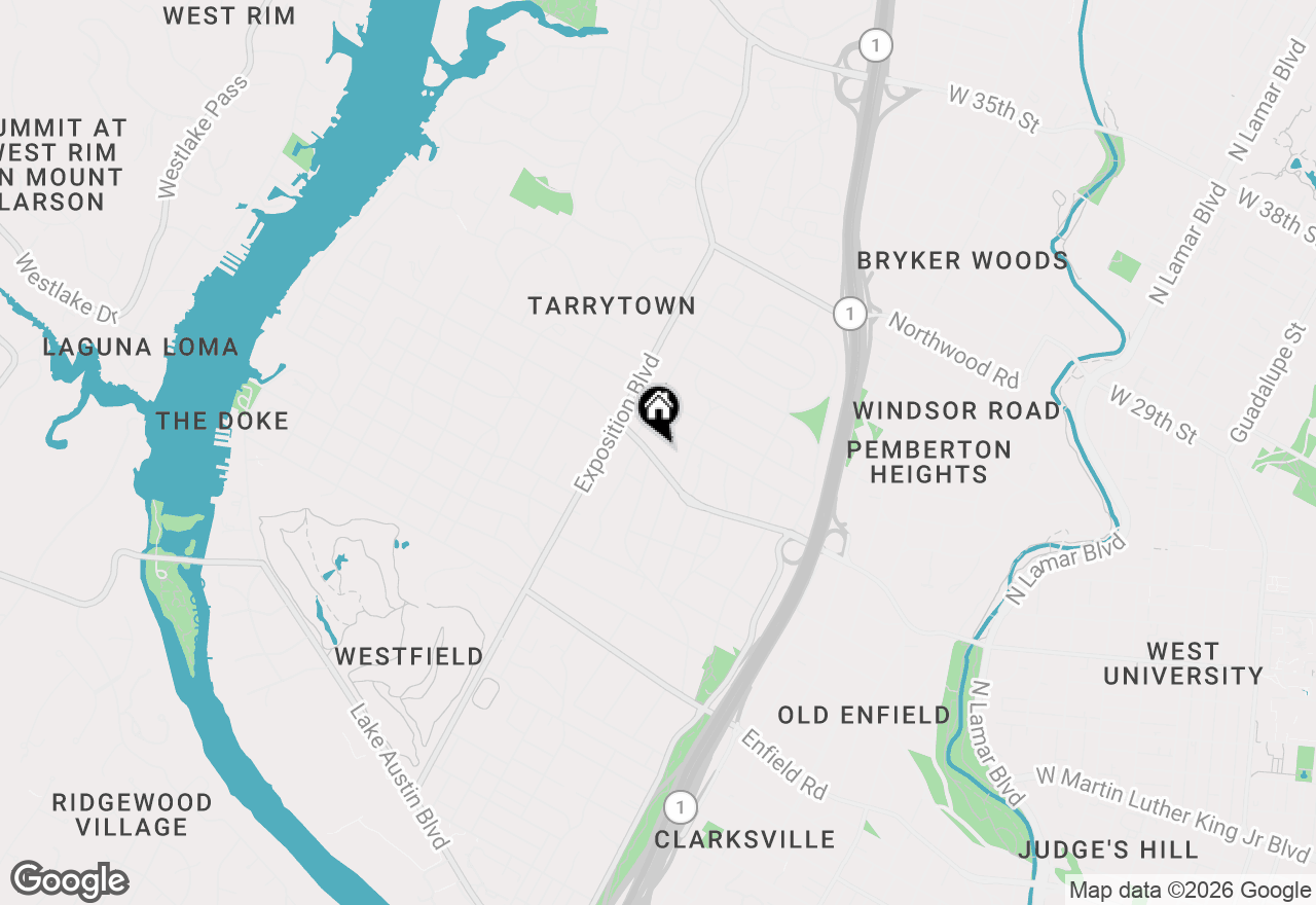 Map of 3014 Windsor Rd, Austin, TX 78703