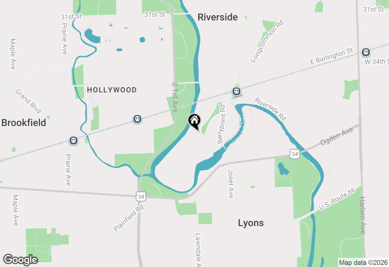 Map of 201 Scottswood Road, Riverside, IL 60546