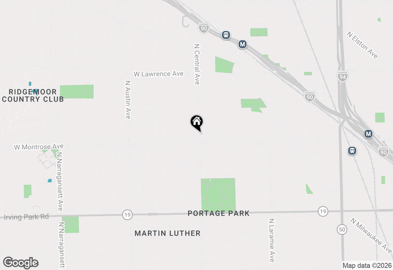 Map of 4428 N Central Avenue #1E, Chicago, IL 60630