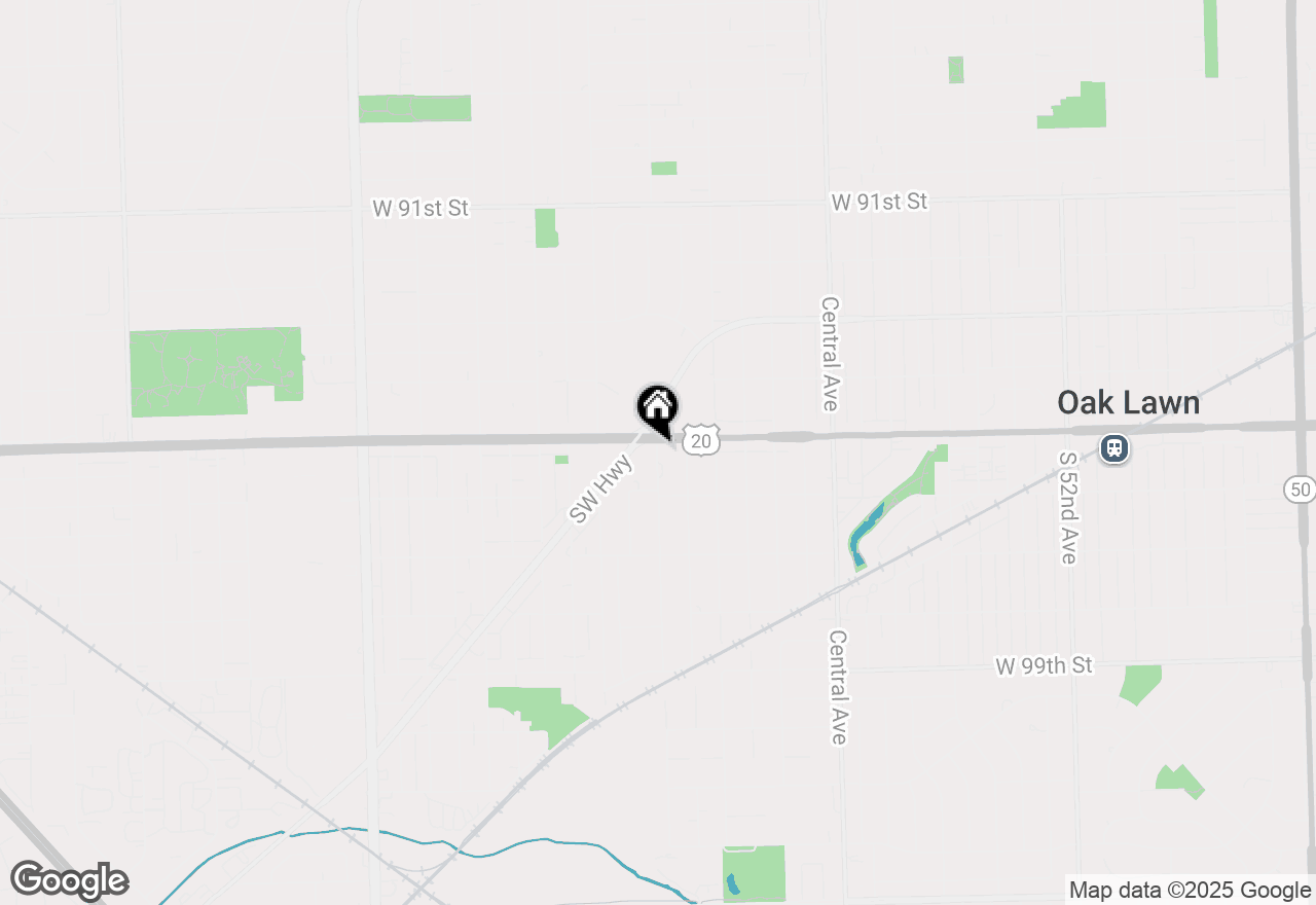 Map of 9520 S Mayfield Avenue #N105, Oak Lawn, IL 60453