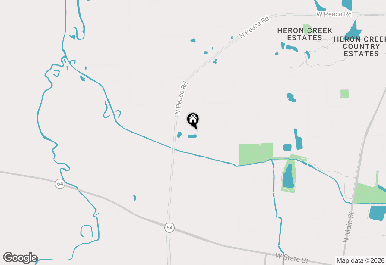 Map of 1434 Beach Lane, Sycamore, IL 60178