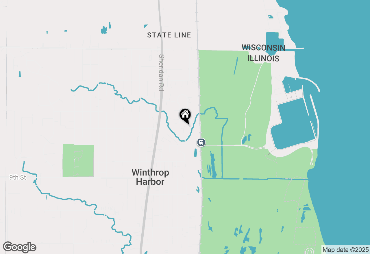 Map of 535 Ravine Drive #535, Winthrop Harbor, IL 60096