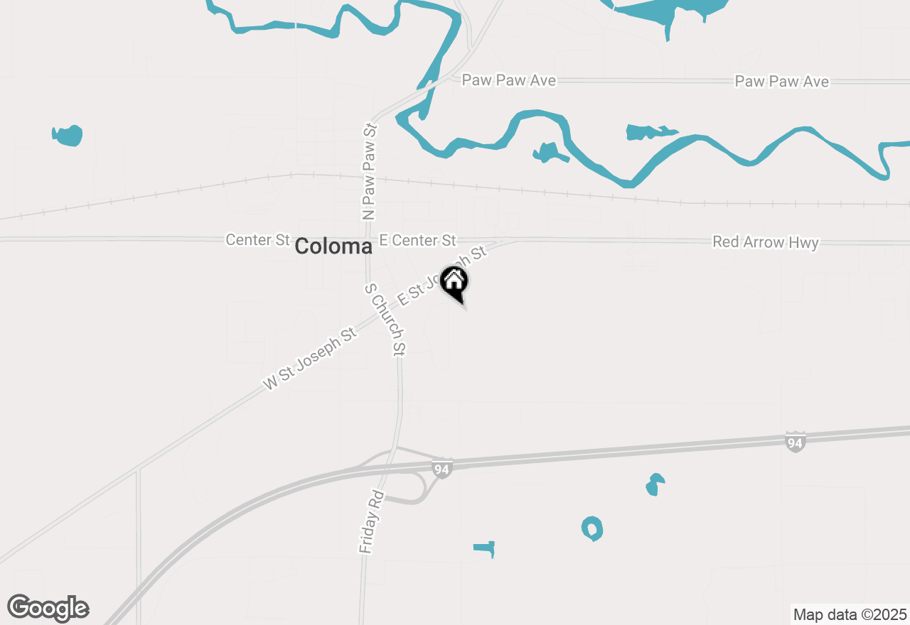 Map of 327 Timber Drive, Coloma, MI 49038
