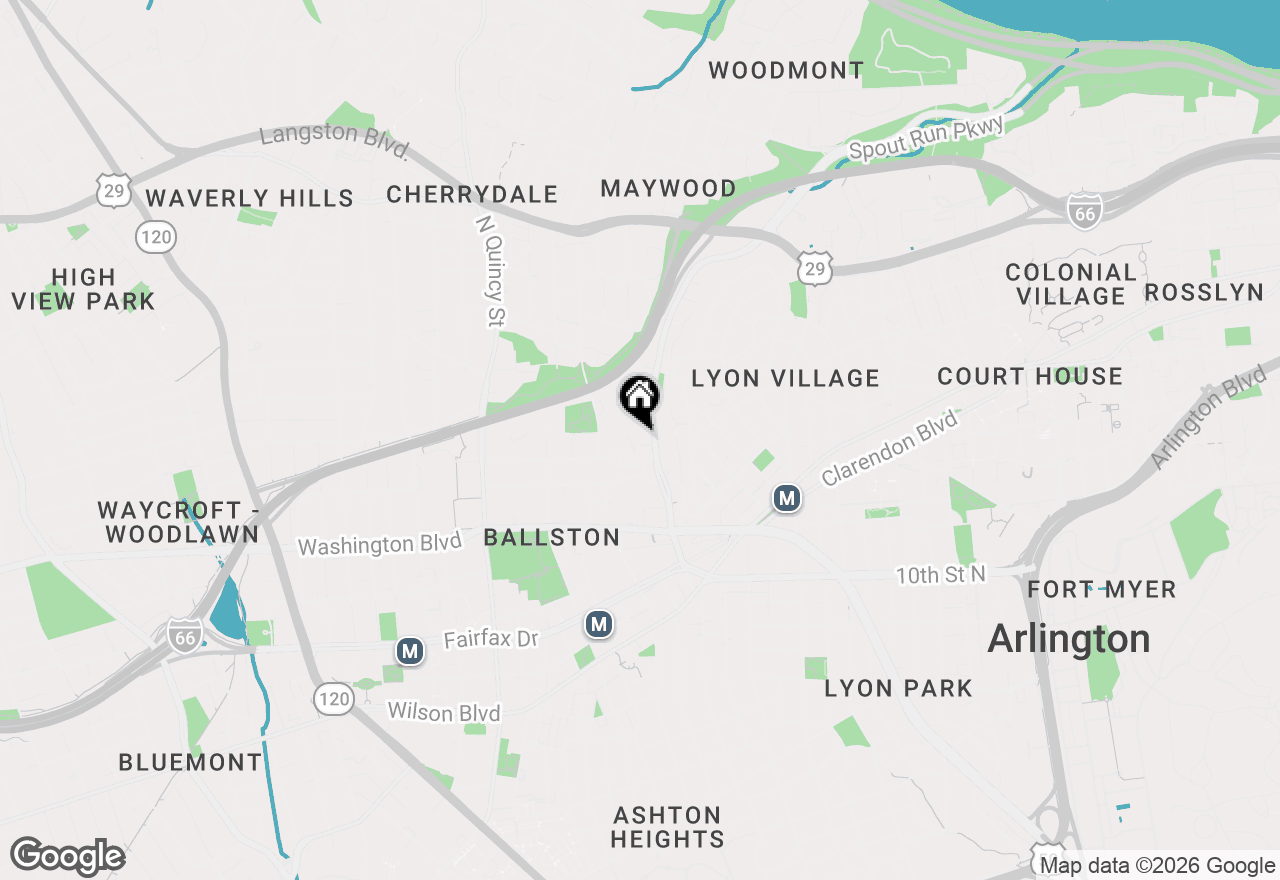 Map of 3409 15th Street N, Arlington, VA 22201