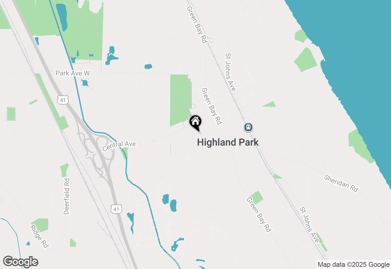 Map of 853 Laurel Avenue, Highland Park, IL 60035