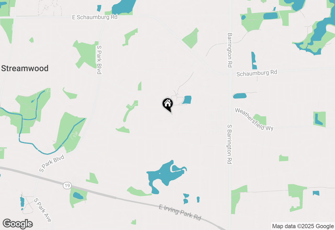 Map of 208 Ivy Court, Streamwood, IL 60107