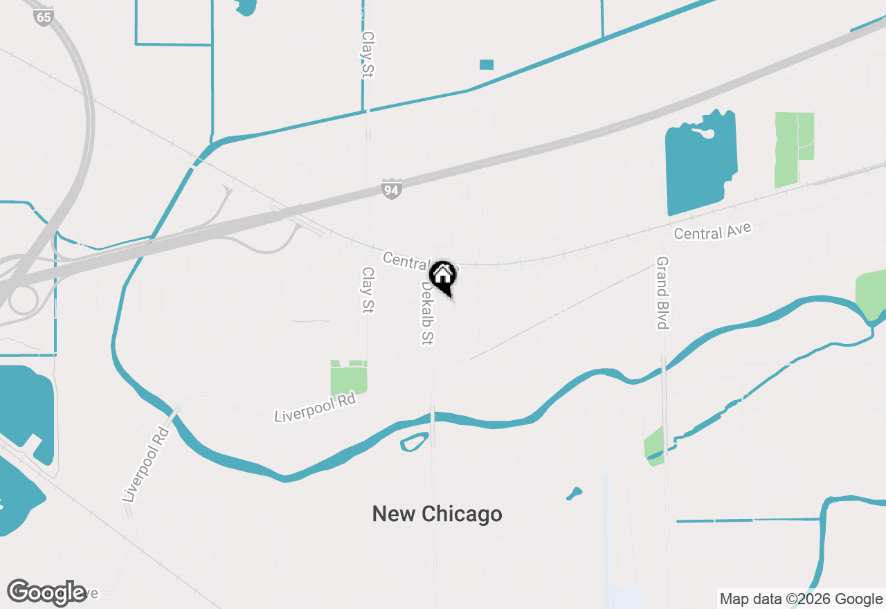 Map of 2752 Elkhart Street, Lake Station, IN 46405