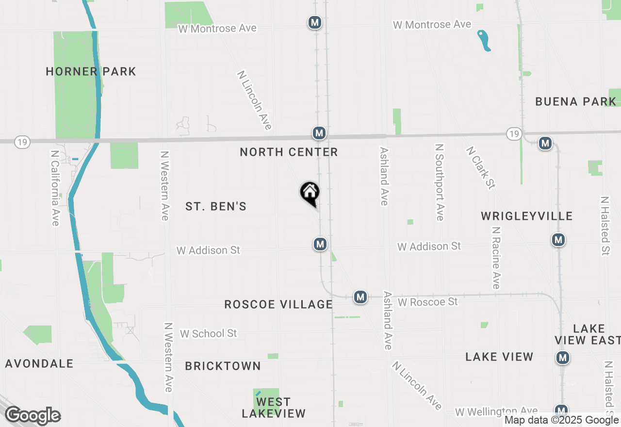 Map of 3720 N Lincoln Avenue #2, Chicago, IL 60613
