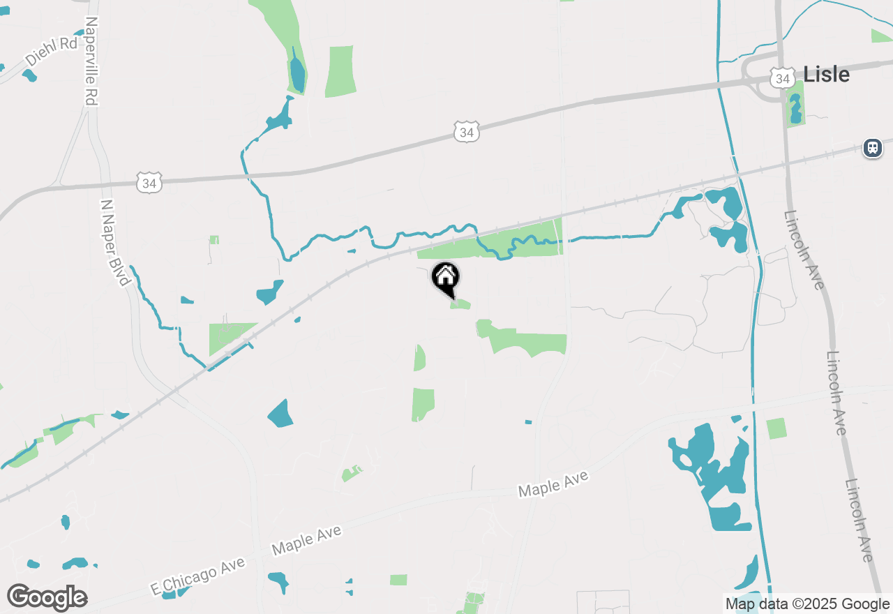 Map of 5234 Cedar Court, Lisle, IL 60532