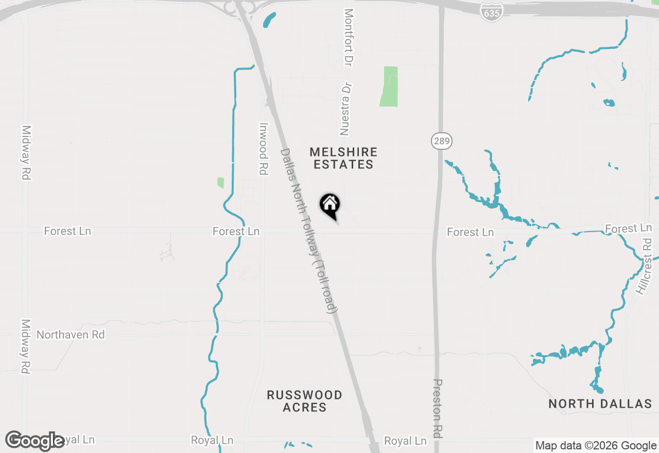 Map of 5510 Forsan Way, Dallas, TX 75230