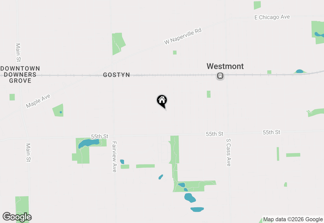 Map of 22 6th Street, Downers Grove, IL 60515