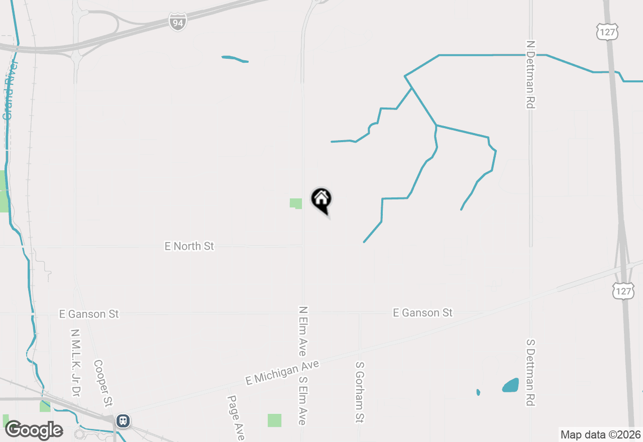 Map of 535 Orange Street, Jackson, MI 49202