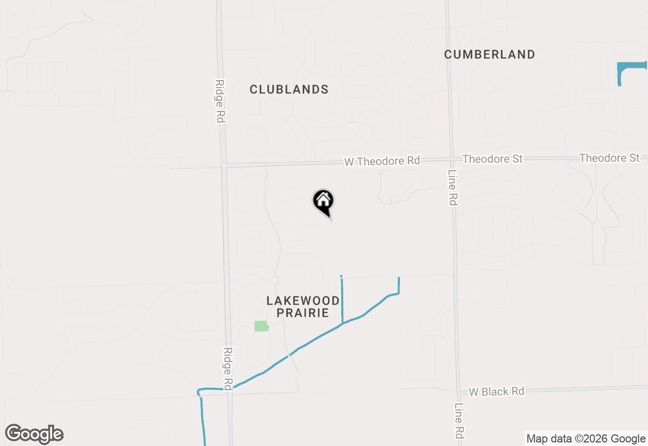 Map of 1322 Geranium Drive, Joliet, IL 60431