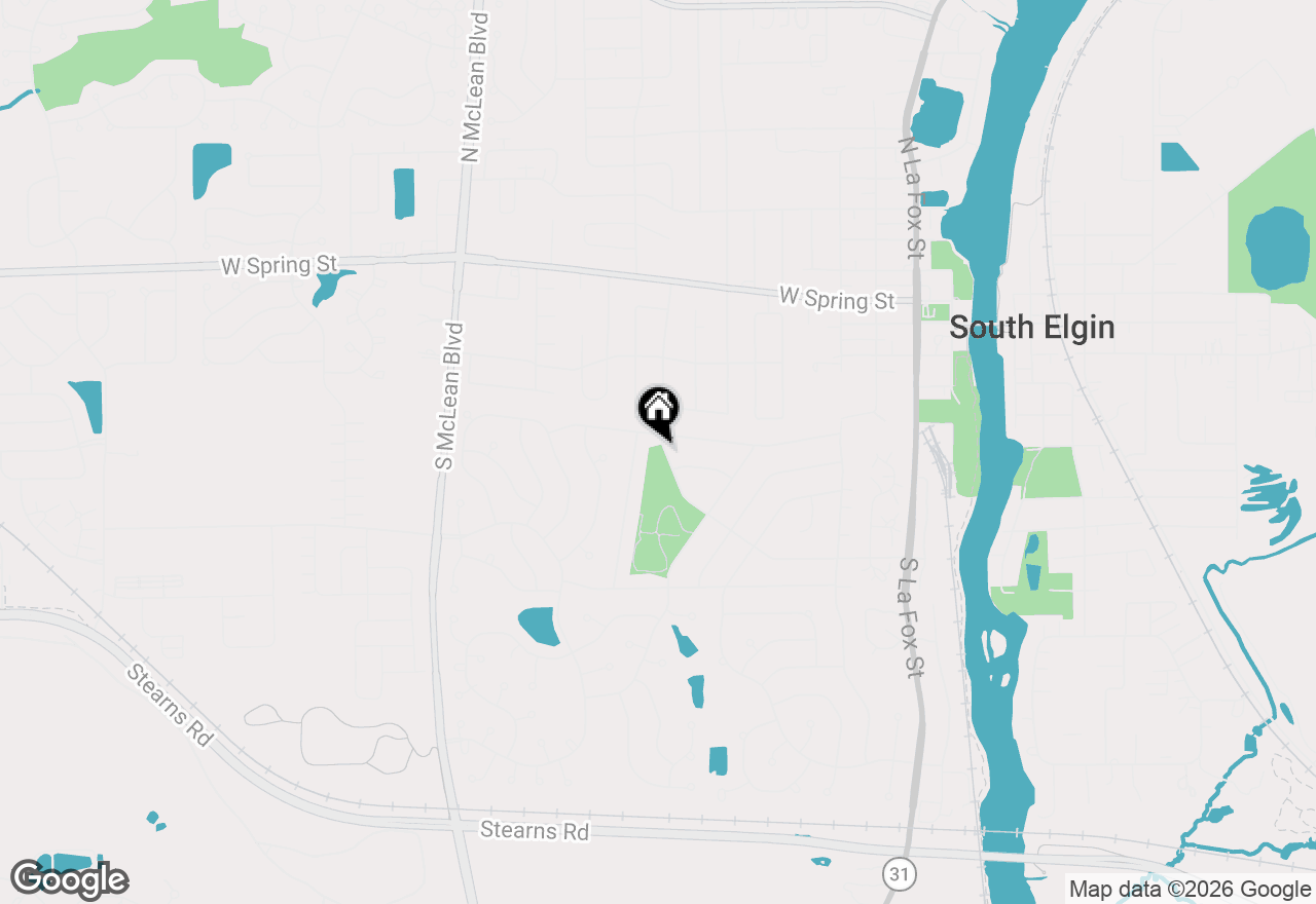 Map of 995 Bluff Quarry Drive, South Elgin, IL 60177