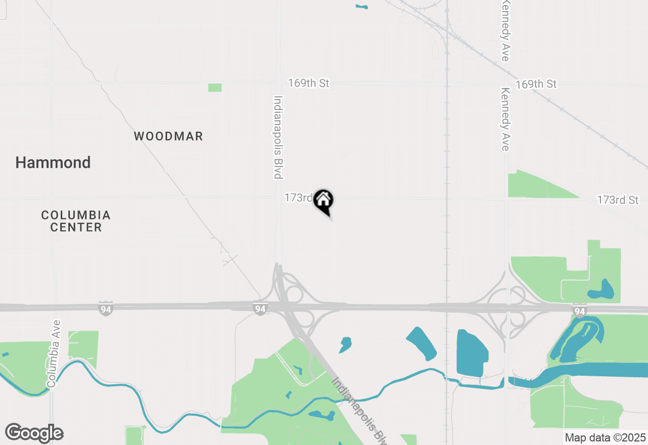 Map of 7343 Knickerbocker Pkwy, Hammond, IN 46323