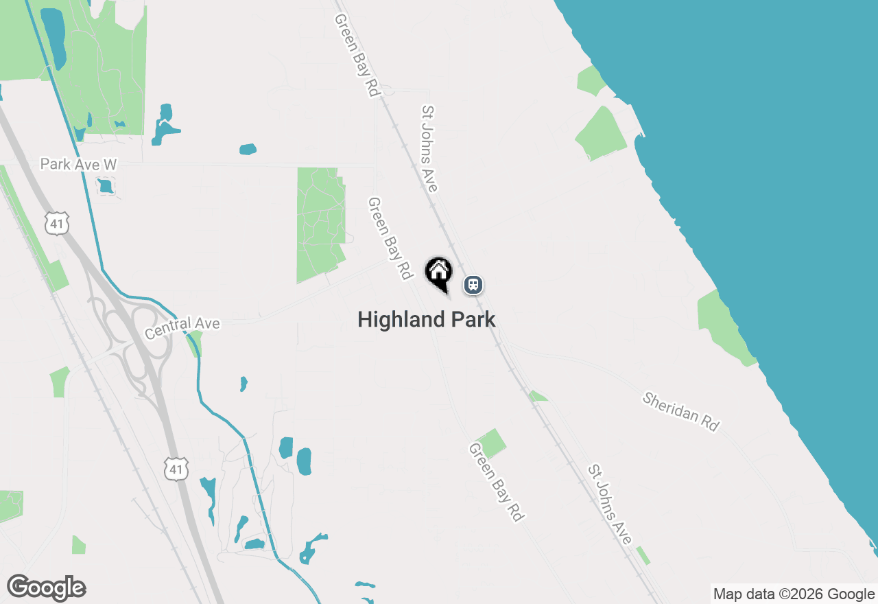Map of 1660 2nd Street #6, Highland Park, IL 60035