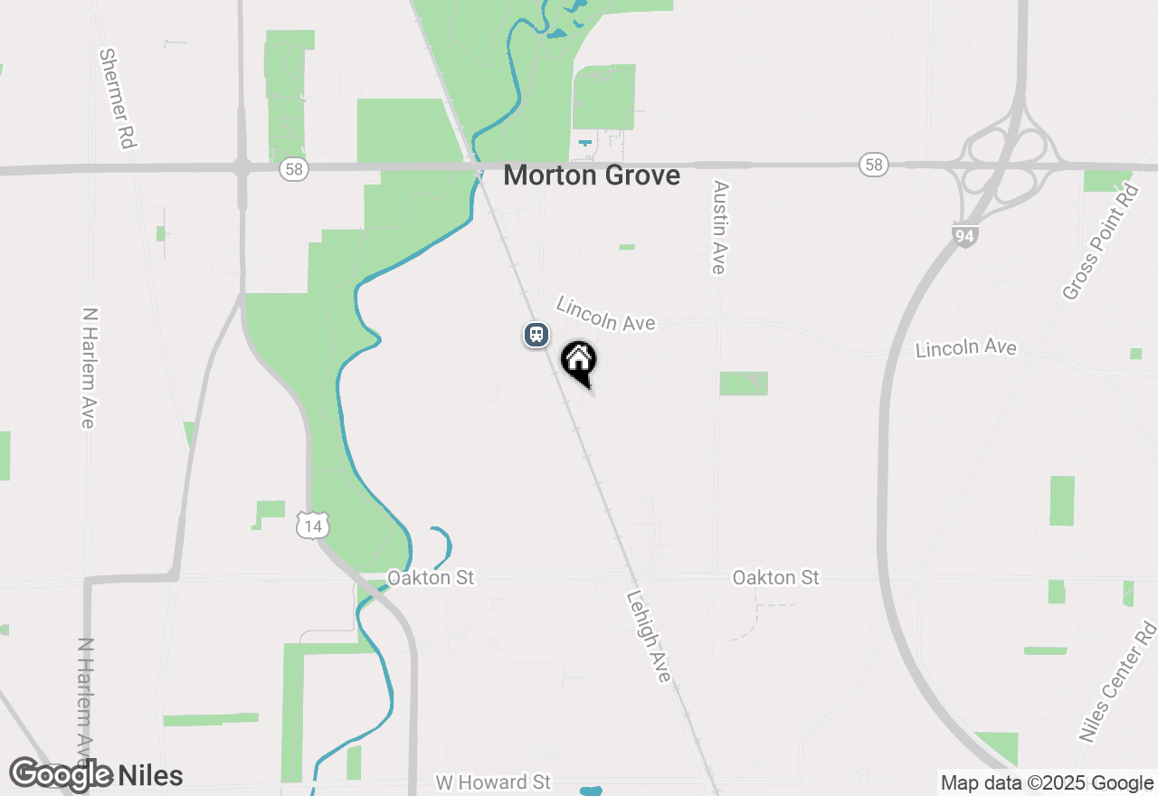 Map of 8300 Callie Avenue #610, Morton Grove, IL 60053