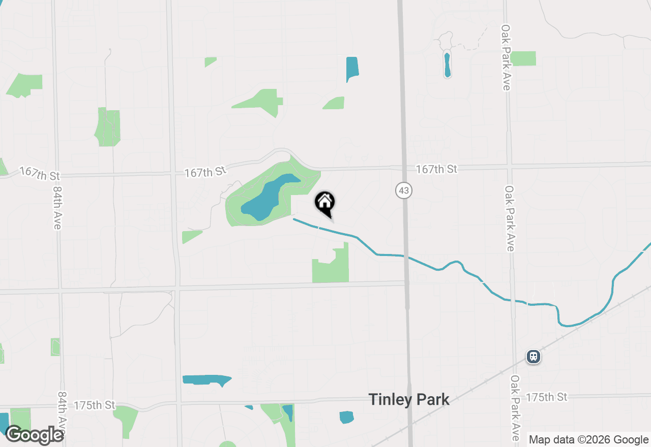 Map of 7525 170th Street, Tinley Park, IL 60477