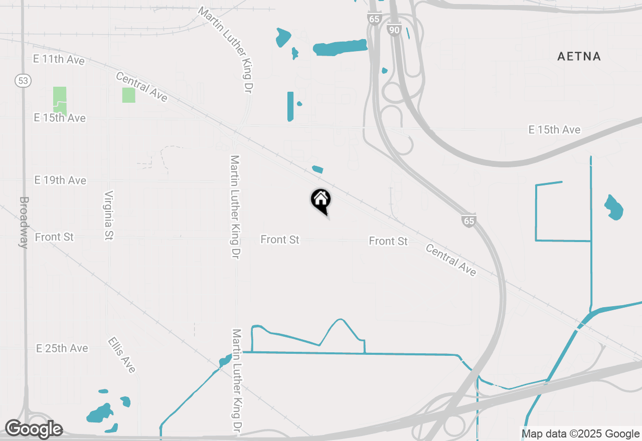 Map of 1976 Missouri Terrace, Gary, IN 46407