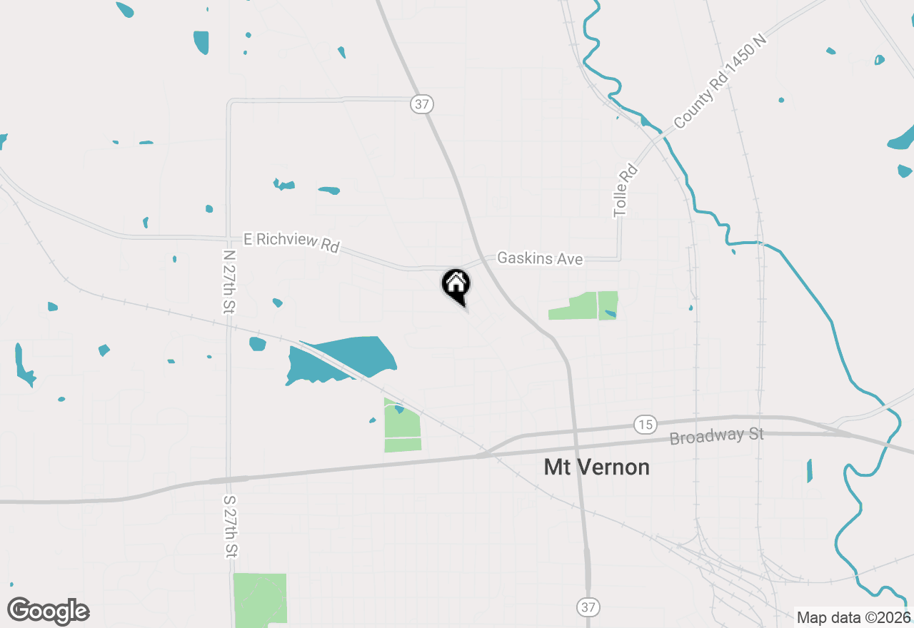 Map of 625 N 12th Street, Mt Vernon, IL 62864