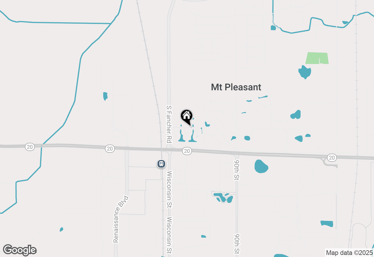 Map of 1106 Stratford Ct #102, Mount Pleasant, WI 53406