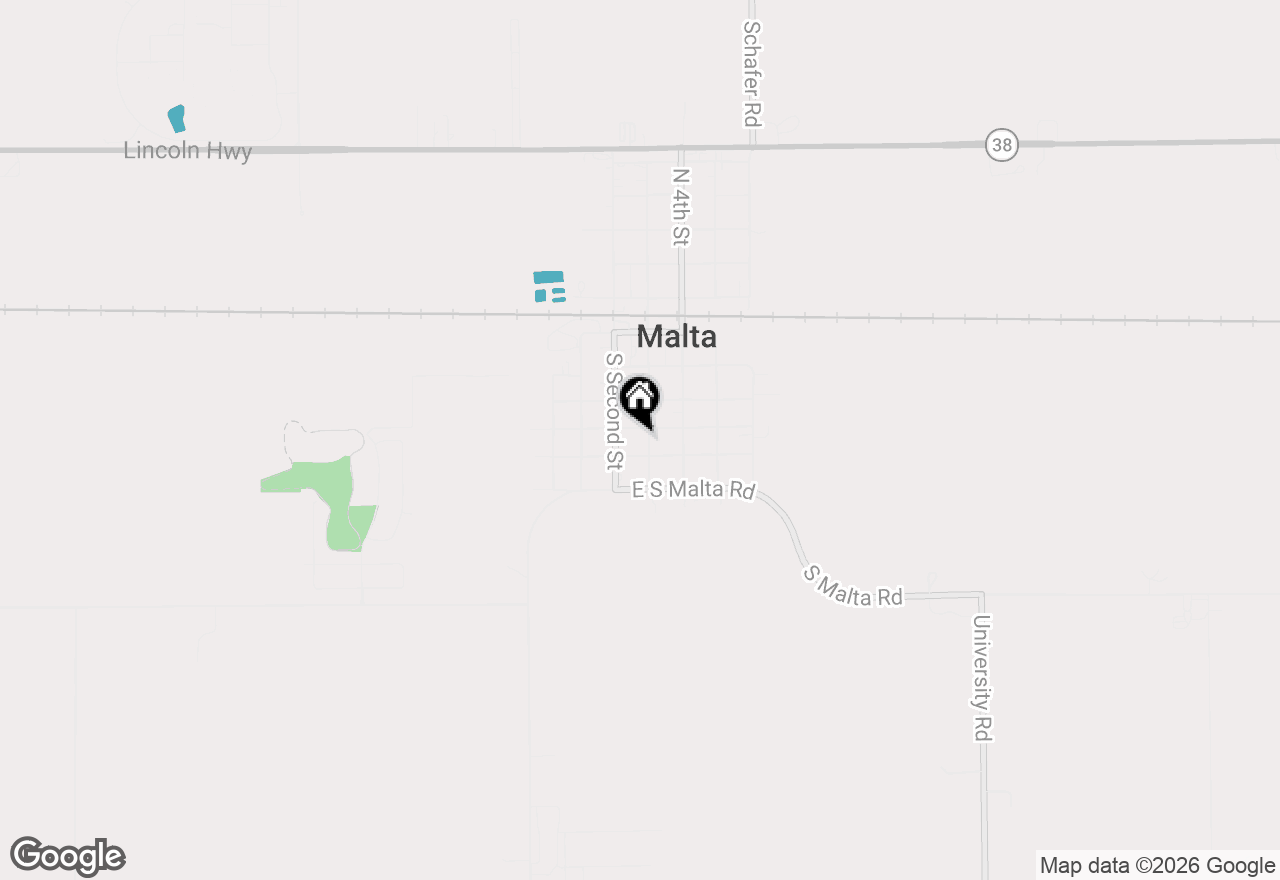 Map of 404 S 3rd Street, Malta, IL 60150