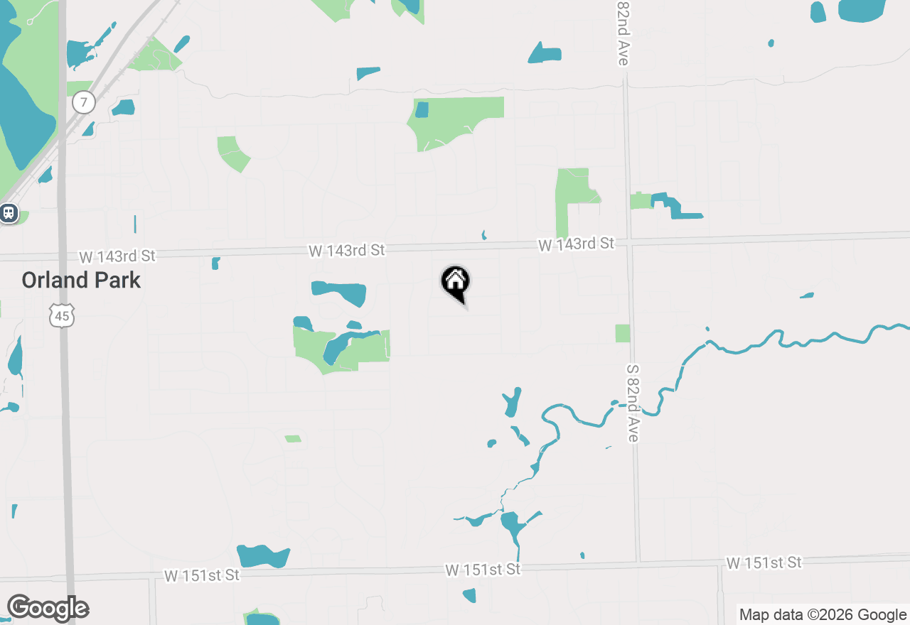 Map of 8624 W 145th Street, Orland Park, IL 60462