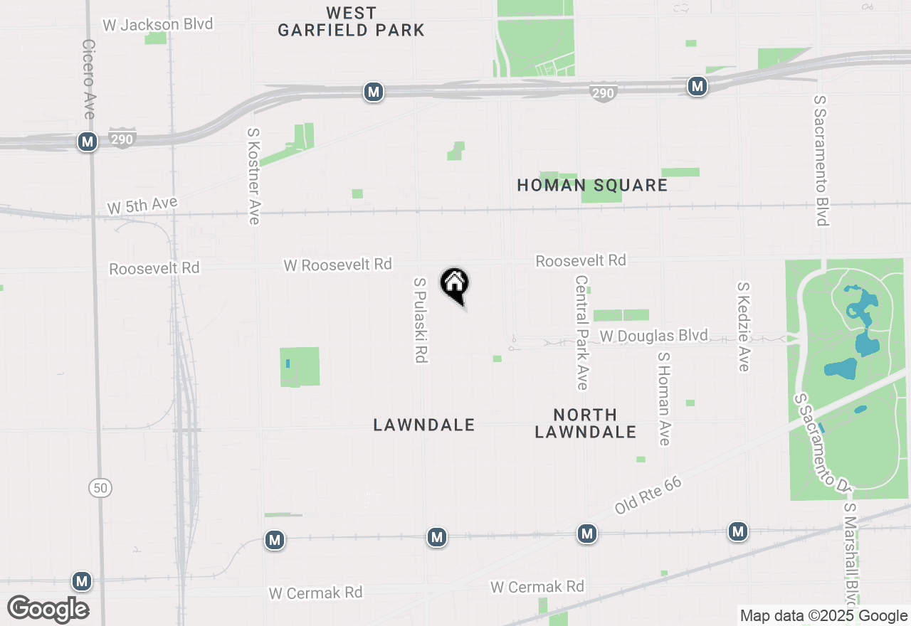 Map of 1314 S Springfield Avenue, Chicago, IL 60623