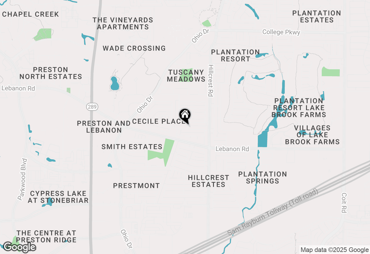 Map of 10112 Asheboro Street, Frisco, TX 75035