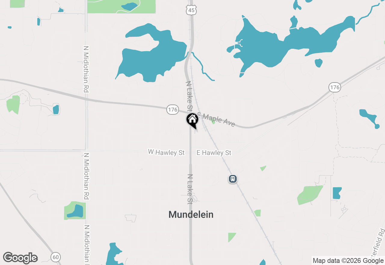 Map of 10 E Park Street, Mundelein, IL 60060