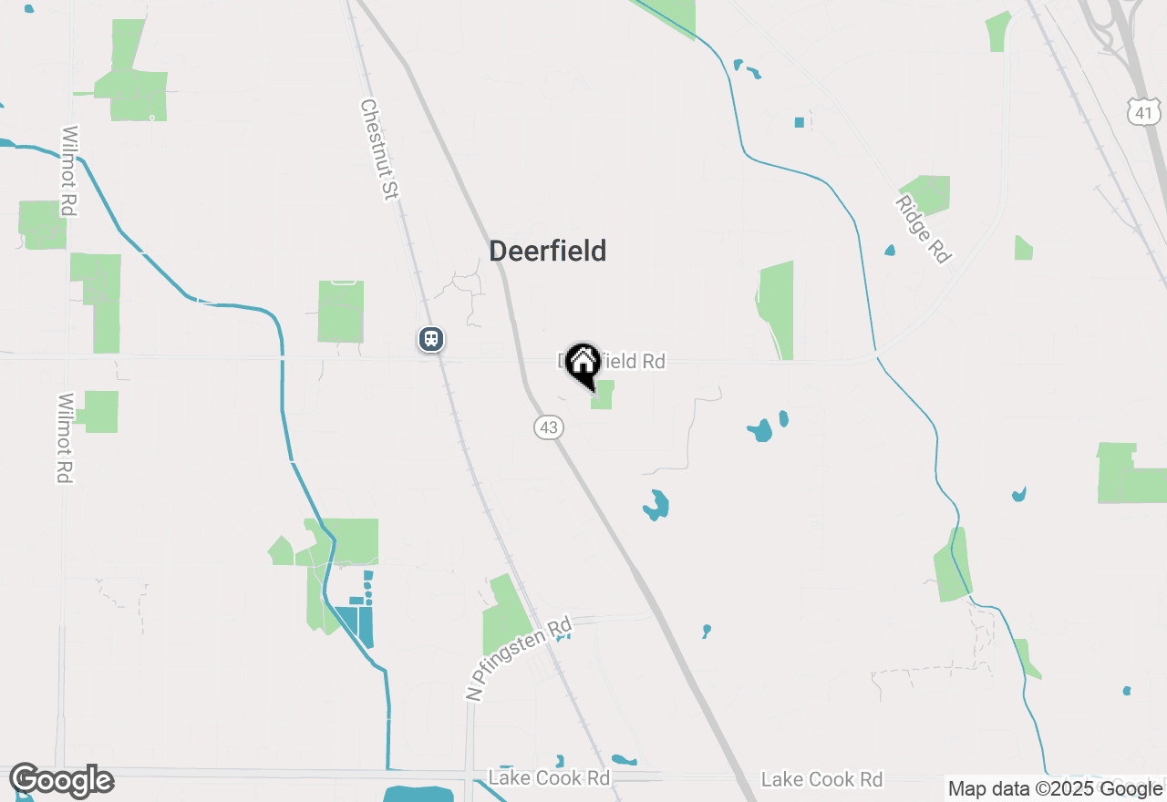 Map of 569 Whittier Avenue, Deerfield, IL 60015