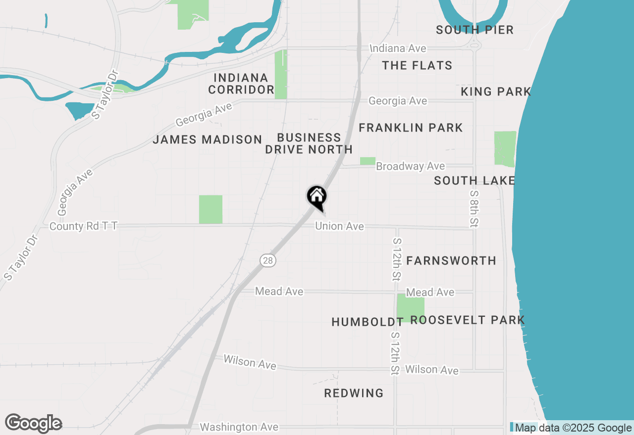 Map of 2004 S 16th St, Sheboygan, WI 53081