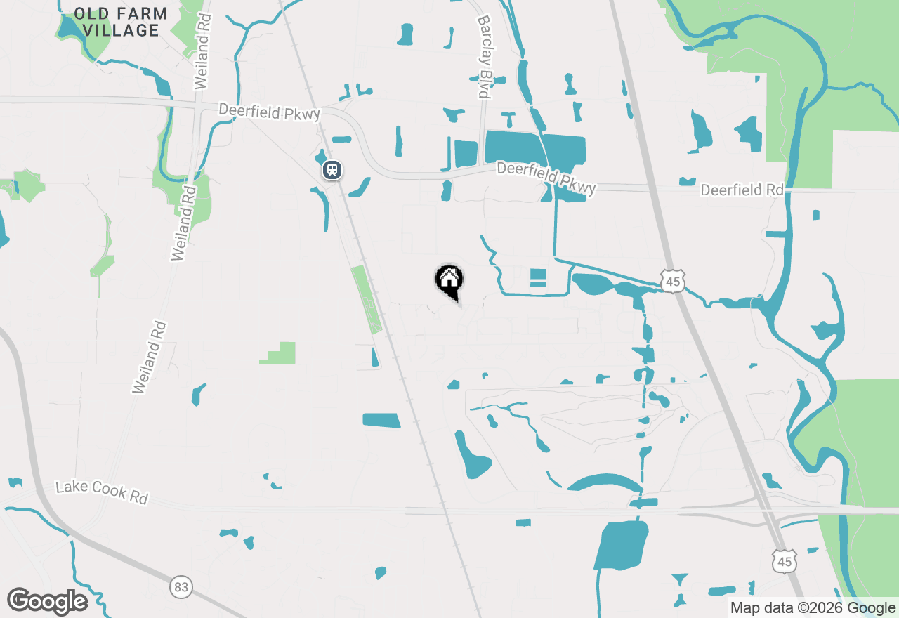 Map of 835 Swallow Street, Deerfield, IL 60015