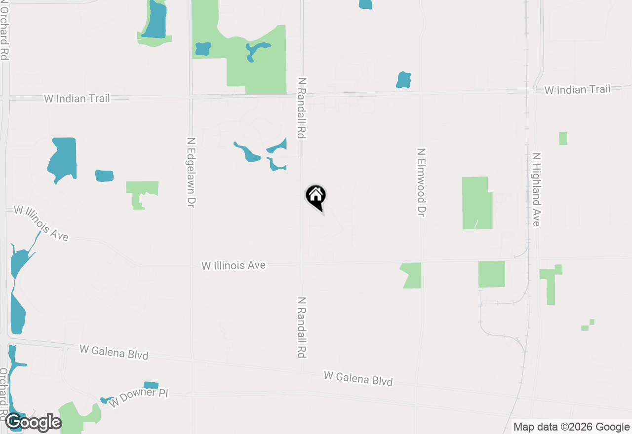 Map of 1370 Monomoy Street #E, Aurora, IL 60506