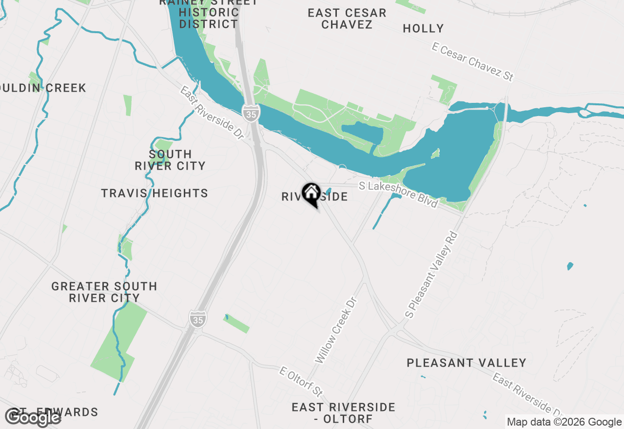 Map of 1300 Parker Ln #107, Austin, TX 78741