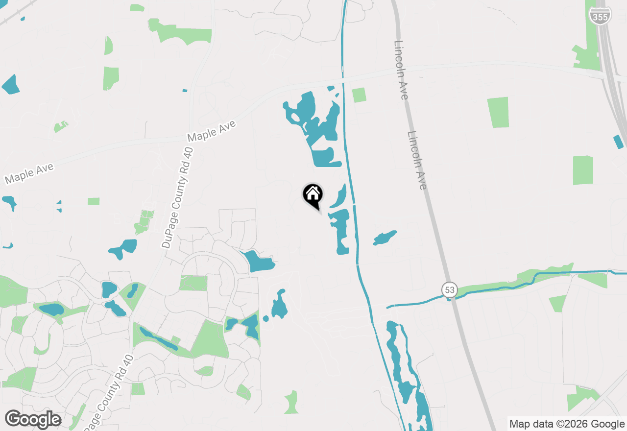 Map of 5900 Oakwood Drive #5F, Lisle, IL 60532