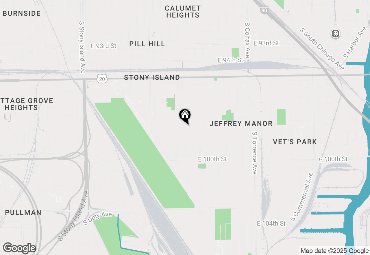 Map of 9756 S Merrill Avenue, Chicago, IL 60617