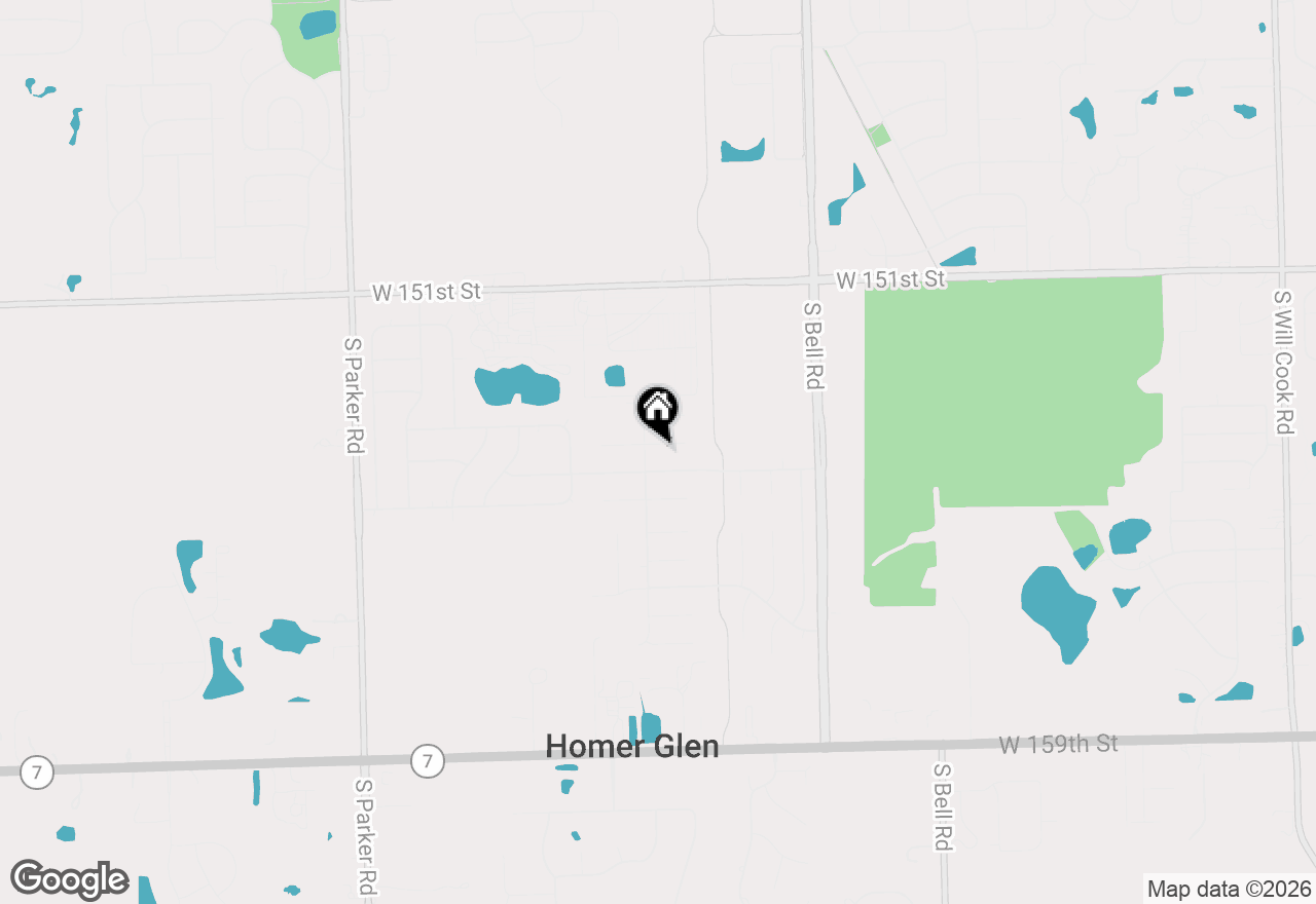 Map of 13049 Finch Court, Homer Glen, IL 60491