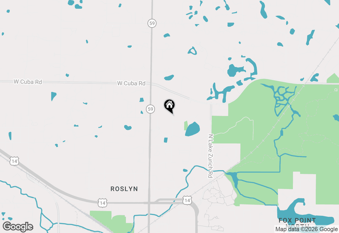 Map of 21226 N Woodland Avenue, Barrington, IL 60010