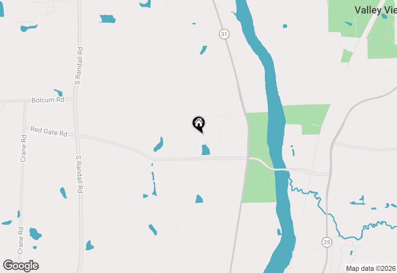 Map of 4070 Meadow View Drive, St. Charles, IL 60175