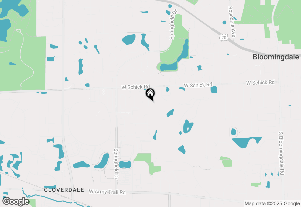 Map of 157 Wellington Drive, Bloomingdale, IL 60108