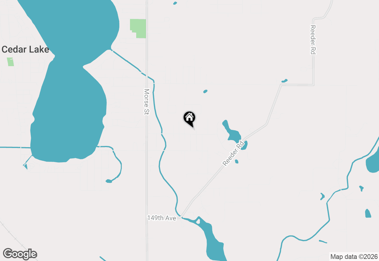 Map of 6717 W 144th Avenue, Cedar Lake, IN 46303