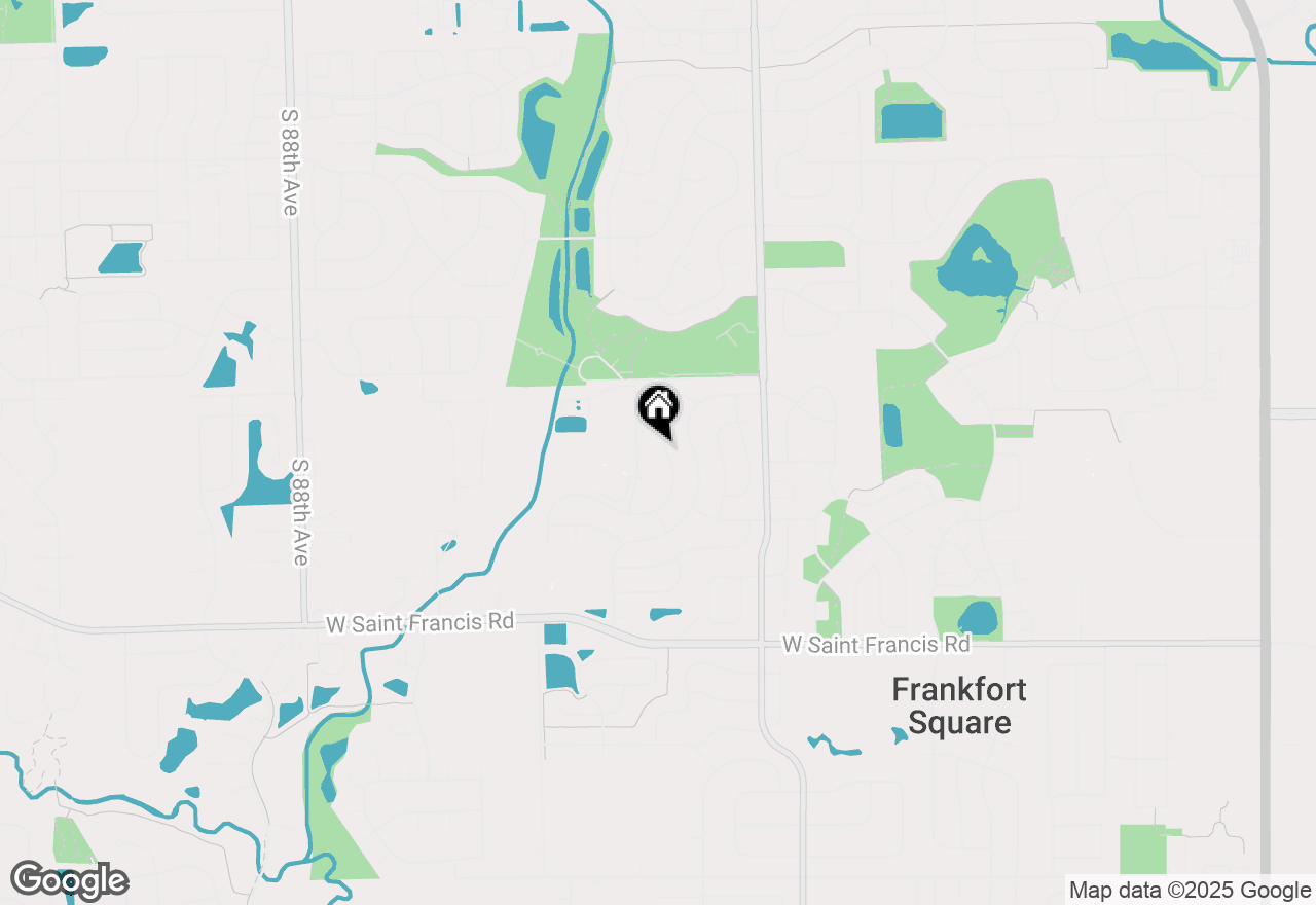 Map of 20012 S Rosewood Drive, Frankfort, IL 60423