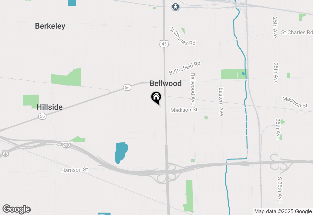 Map of 410 Englewood Avenue, Hillside, IL 60162