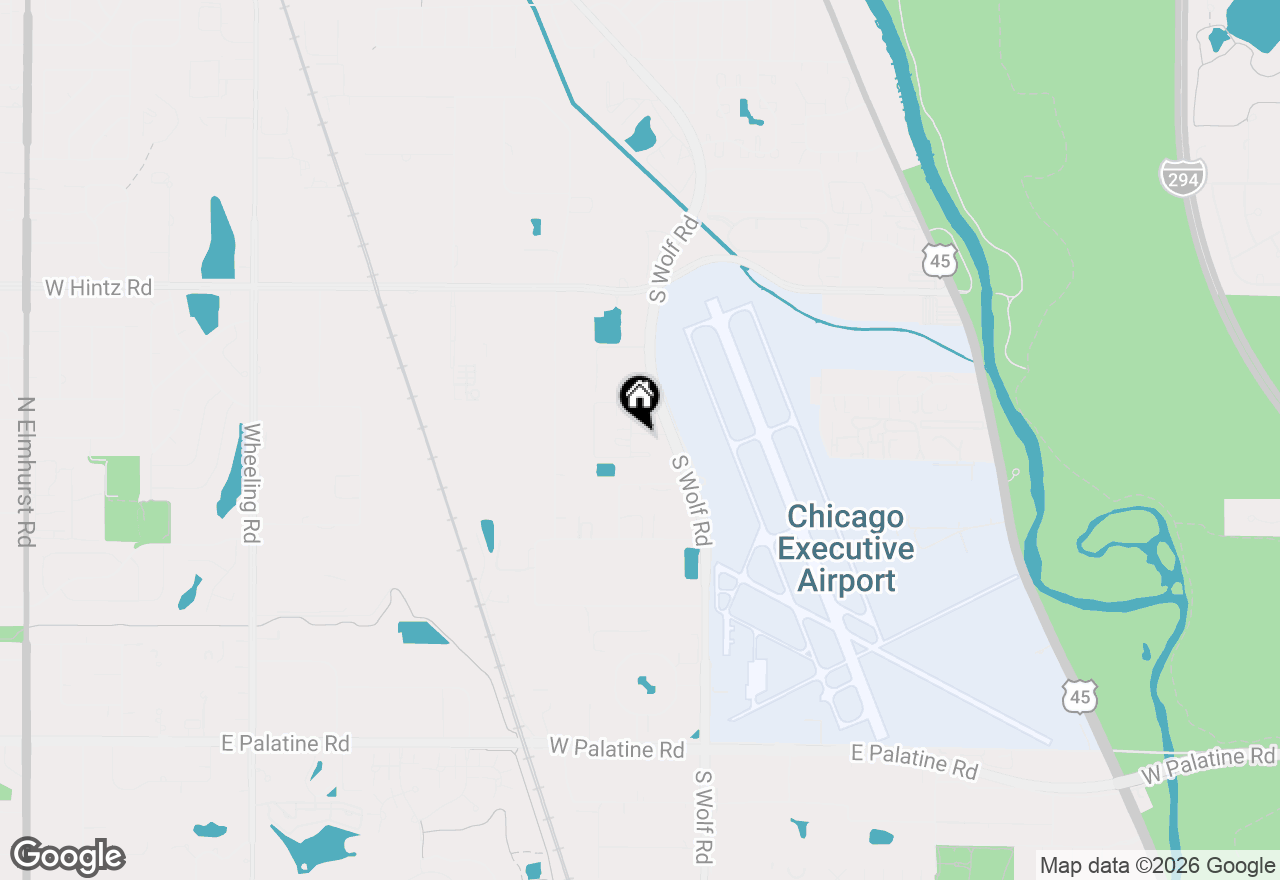 Map of 99 Fox Lane, Wheeling, IL 60090