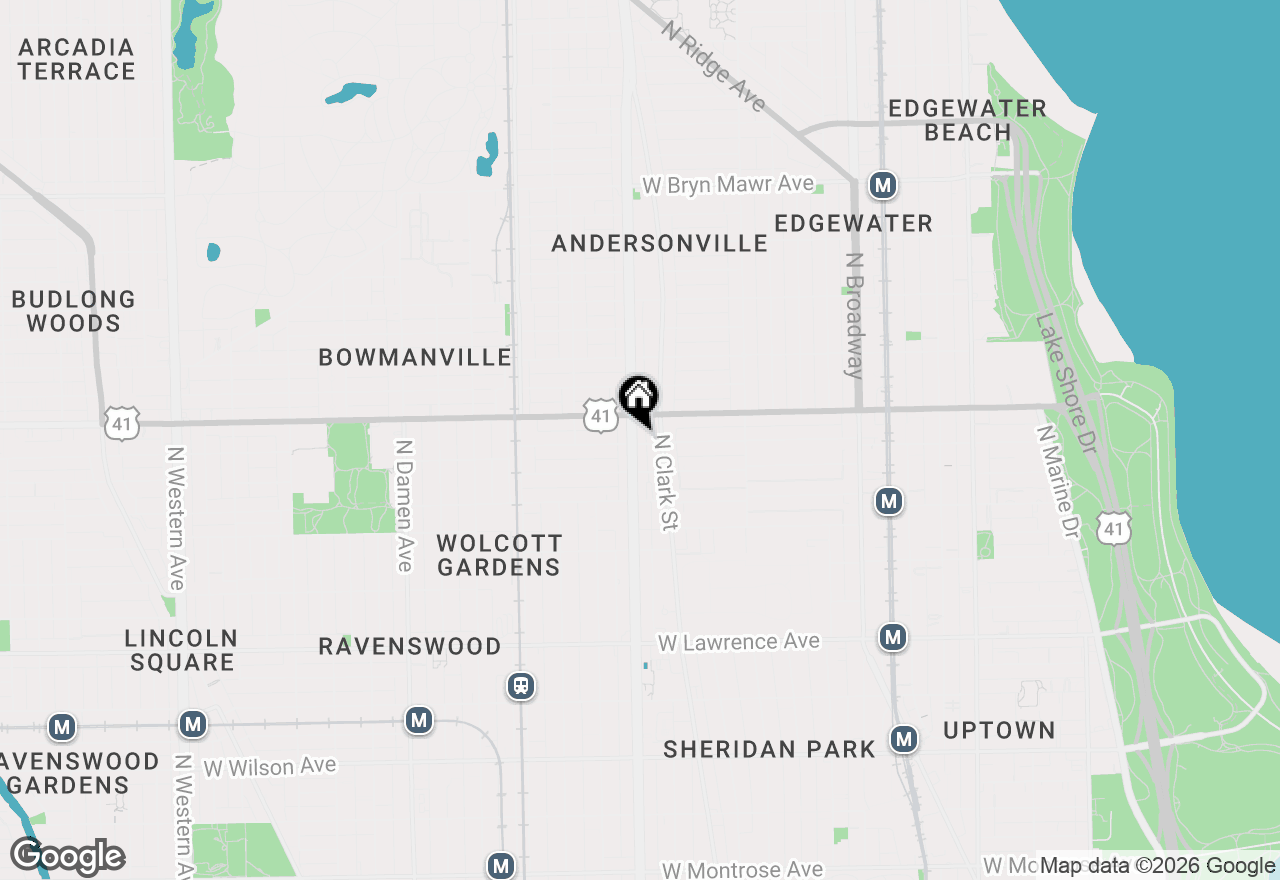 Map of 5137 N Ashland Avenue #2, Chicago, IL 60640
